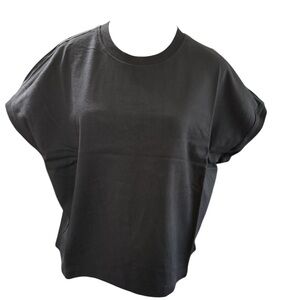 Zenana Black Short Sleeve Cotton Top
